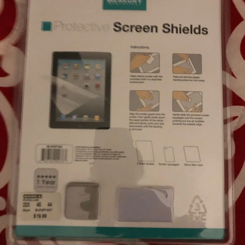Merkury 2-Pack iPad Shields for the screen, standard size